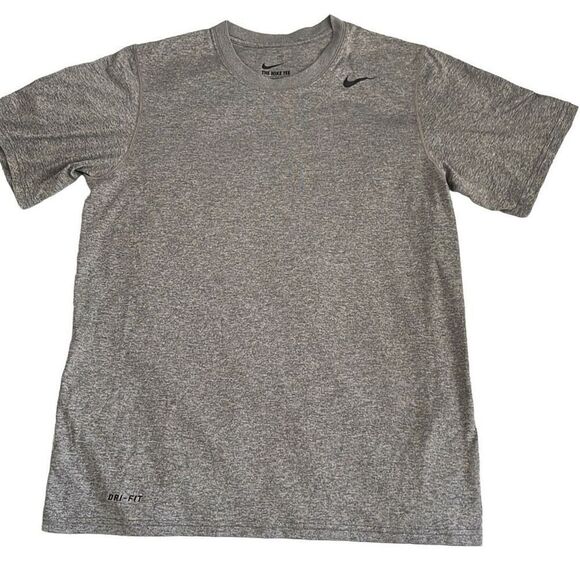 EUC! Nike Heather Gray Dri-Fit Short Sleeve Tee - Size Small - Picture 1 of 6